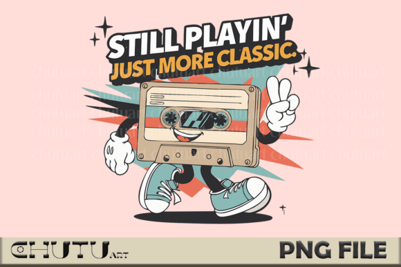 Download Retro Cassette PNG - Cool Vintage Style - Vintage Collection
