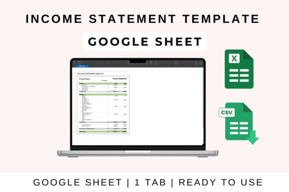 Download Income Statement Template - Premium Bundle