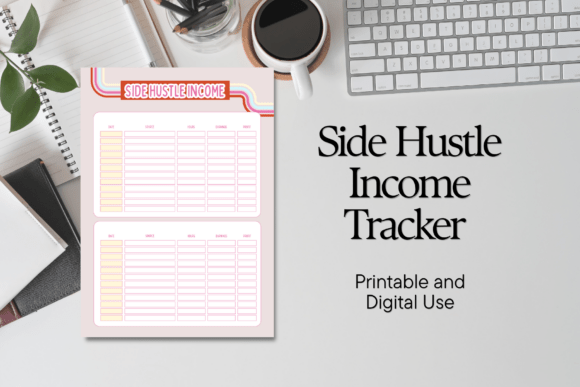 Download Side Hustle Income Tracker Printable - Income Collection