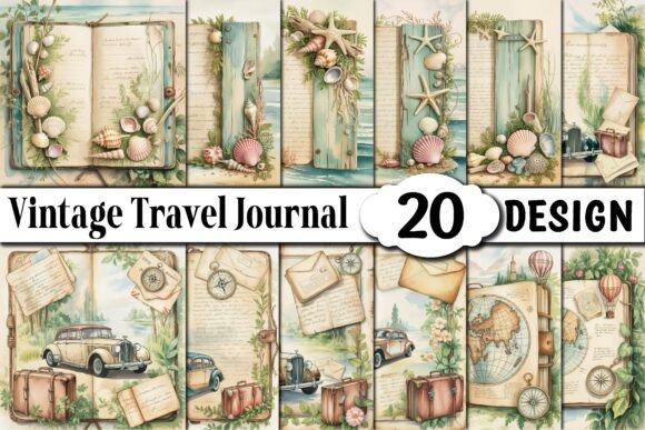 Download Vintage Travel Journal Junk Journal - Vintage Collection
