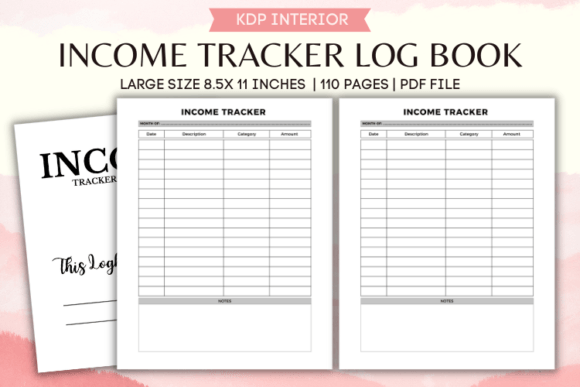 Download Income Tracker Log Book - Income Collection