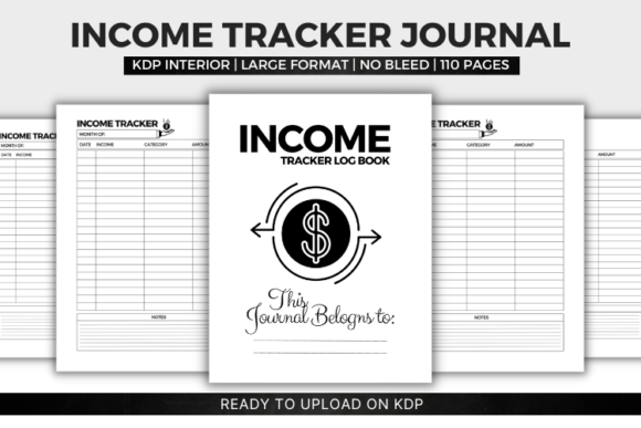 Download Income Tracker Log Book - Income Collection