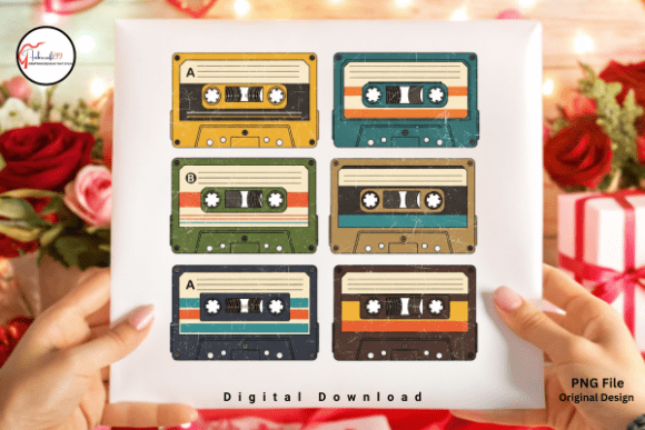 Download Vintage Cassette 80s 90s Music Lover PNG - Vintage Collection