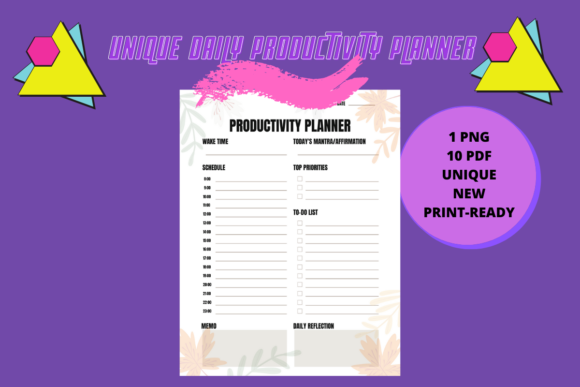 Download UNIQUE PRODUCTIVITY DAILY PLANNER - Premium Resources