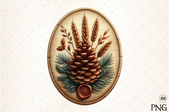 Download Vintage Wooden Autumn Tags PNG - Vintage Collection