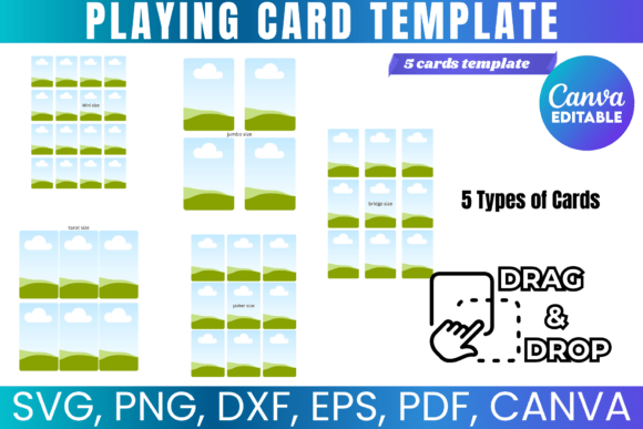 Download Blank Playing Card Canva Template - Blank Collection