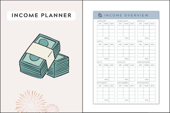 Download Printable Income Tracker Planner - Income Collection