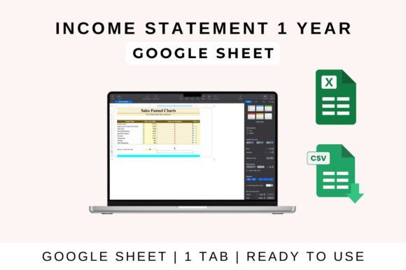Download Income Statement Template - Premium Bundle