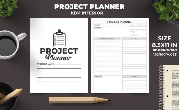 Download Simple Project Planners Kdp Interior - Premium Resources